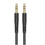 Кабель HOCO UPA24 smooth AUX audio cable - Черный