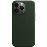 Чехол leather case magsafe for iPhone 13 Pro (6.1) - Sequoia Green