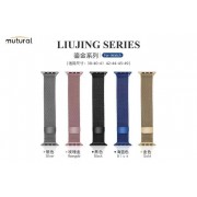 Ремешок Mutural Watch Band LIU JIN series 42/44/45/49 - Golden