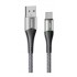 Кабель REMAX Intelyelec Series 66W Smart Power-off Fast Charging Data Cable With Light RC-C117 (T.C) 1.2m - Silver/Gray Кабель REMAX Intelyelec Series 66W Smart Power-off Fast Charging Data Cable With Light RC-C117 (T.C) 1.2m - Silver/Gray