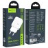 Сетевой адаптер hoco N4 Aspiring dual port charger (EU) - White Сетевой адаптер hoco N4 Aspiring dual port charger (EU) - White