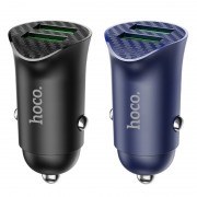 Автомобильное зарядное устройство hoco Z39 Farsighted dual port QC3.0 car charger - Black