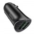 Автомобильное зарядное устройство hoco Z39 Farsighted dual port QC3.0 car charger - Black Автомобильное зарядное устройство hoco Z39 Farsighted dual port QC3.0 car charger - Black