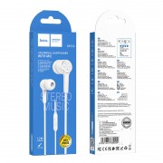 Наушники Hoco M104 Gamble universal earphones with mic - White