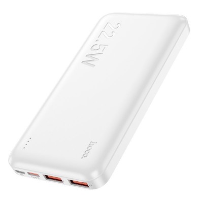 Power Bank Hoco J101 Astute 22.5W fully compatible power bank(10000mAh) - White Power Bank Hoco J101 Astute 22.5W fully compatible power bank(10000mAh) - White