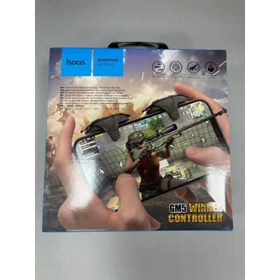 Игровой контроллер hoco GM5 Wolf mobile game buttons - Black Игровой контроллер hoco GM5 Wolf mobile game buttons - Black