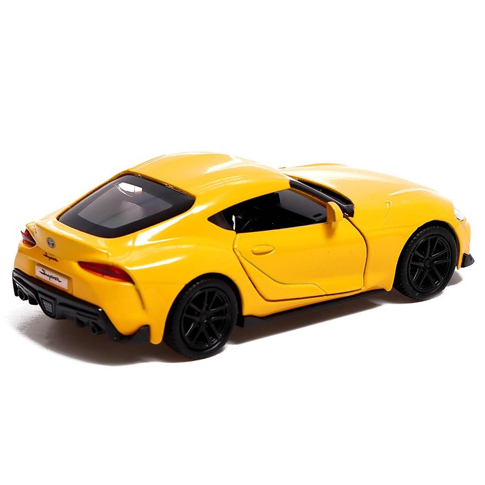 Машина металлическая TOYOTA SUPRA, 1:32, открываются двери, инерция, цвет жёлтый Машина металлическая TOYOTA SUPRA, 1:32, открываются двери, инерция, цвет жёлтый