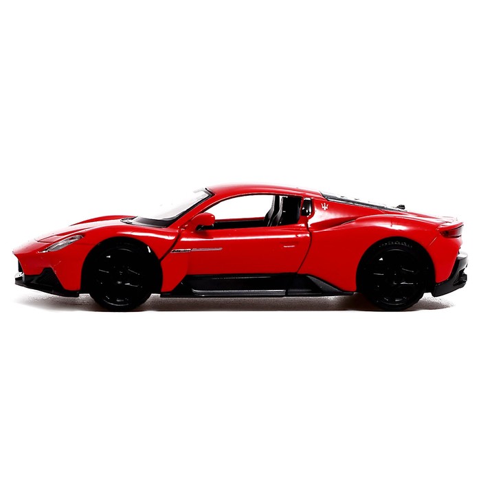 Машина металлическая MASERATI MC20, 1:32, открываются двери, инерция, цвет красный Машина металлическая MASERATI MC20, 1:32, открываются двери, инерция, цвет красный