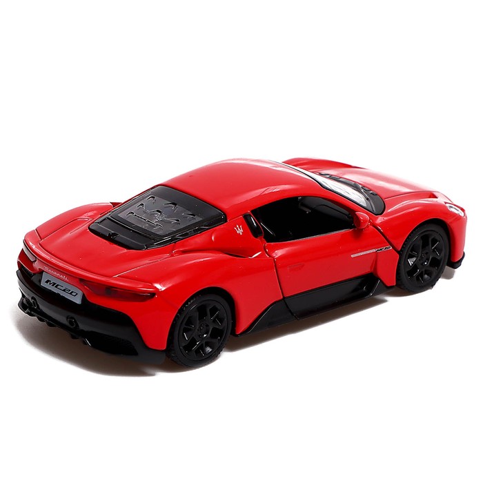 Машина металлическая MASERATI MC20, 1:32, открываются двери, инерция, цвет красный Машина металлическая MASERATI MC20, 1:32, открываются двери, инерция, цвет красный