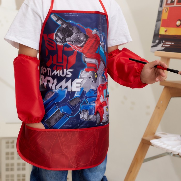 Фартук с нарукавниками детский Optimus Prime, Трансформеры, 49×39 см Фартук с нарукавниками детский Optimus Prime, Трансформеры, 49×39 см