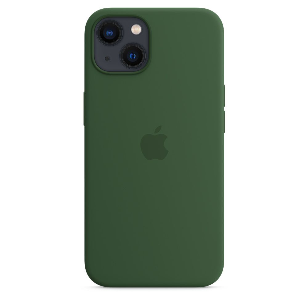 Силиконовый чехол iPhone 14 Тёмно - Зелёный Силиконовый чехол iPhone 14 Тёмно - Зелёный