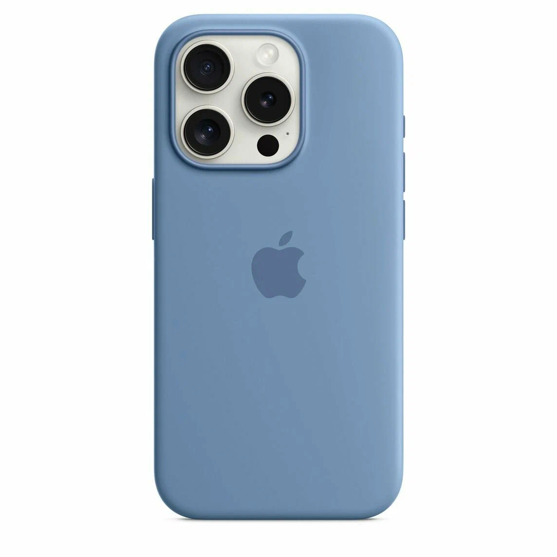 Силиконовый чехол Apple iPhone 12 Pro Серо-синий Силиконовый чехол Apple iPhone 12 Pro Серо-синий