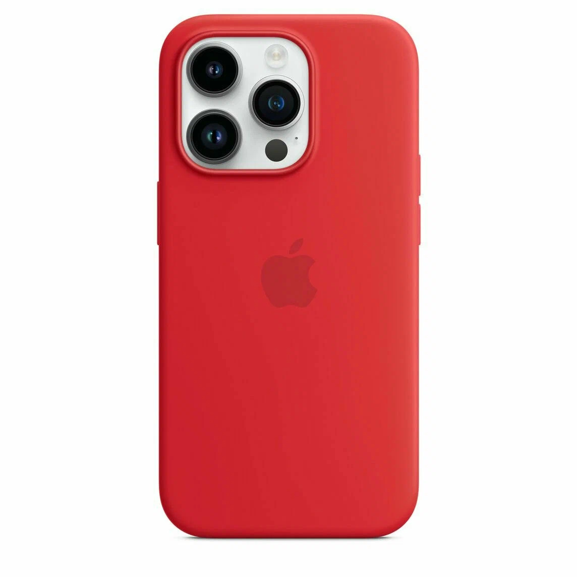 Силиконовый чехол iPhone 15 Pro Красный Силиконовый чехол iPhone 15 Pro Красный