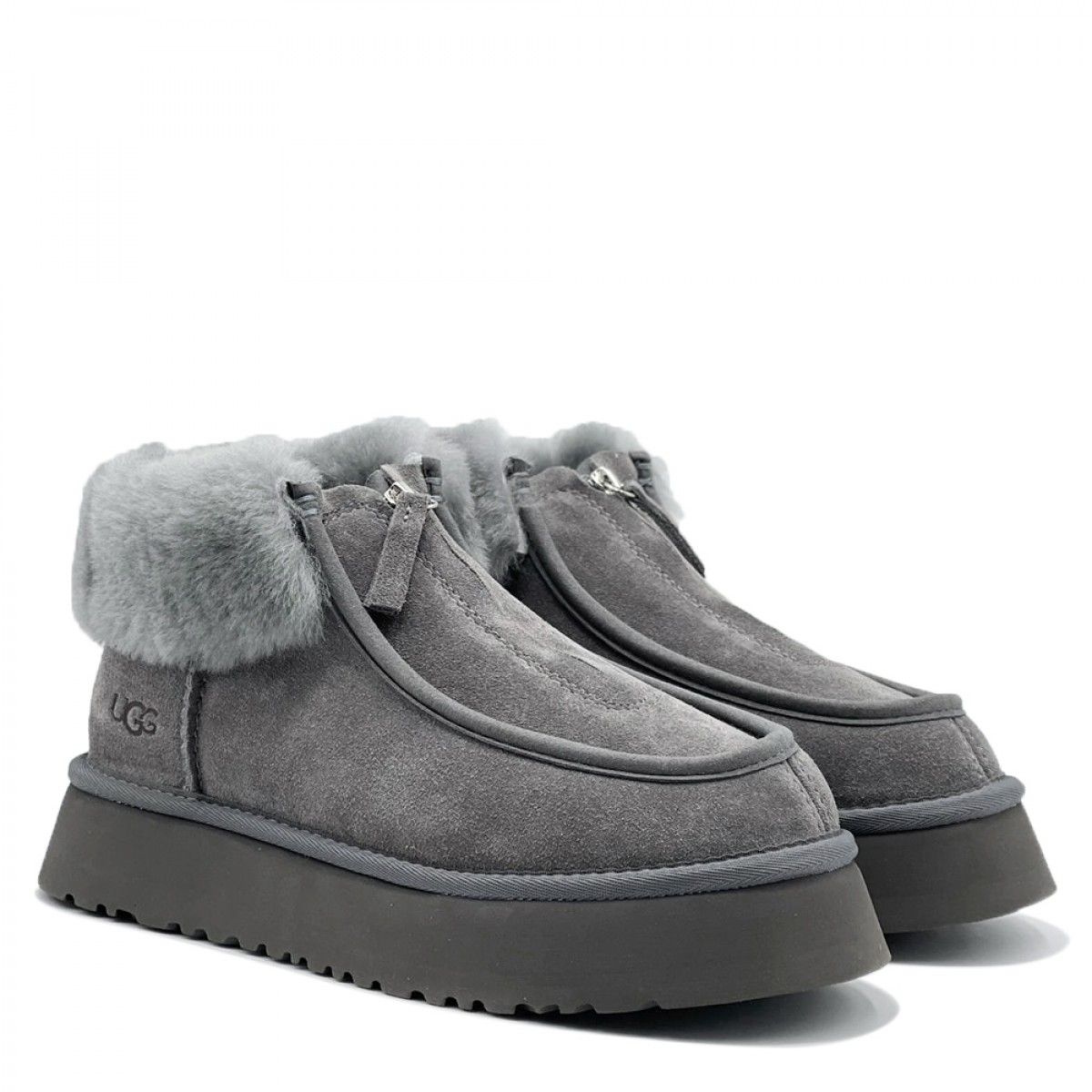 Funkette Platform Boots Grey (41) Funkette Platform Boots Grey (41)