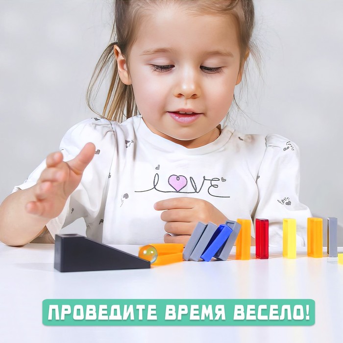 Настольная развивающая игра на равновесие «Принцип домино». 2-4 игрока, 3+ Настольная развивающая игра на равновесие «Принцип домино». 2-4 игрока, 3+