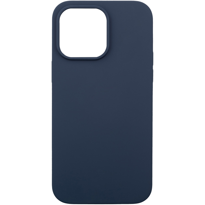 Силиконовый чехол iPhone 16 Pro Max Темно-синий Силиконовый чехол iPhone 16 Pro Max Темно-синий