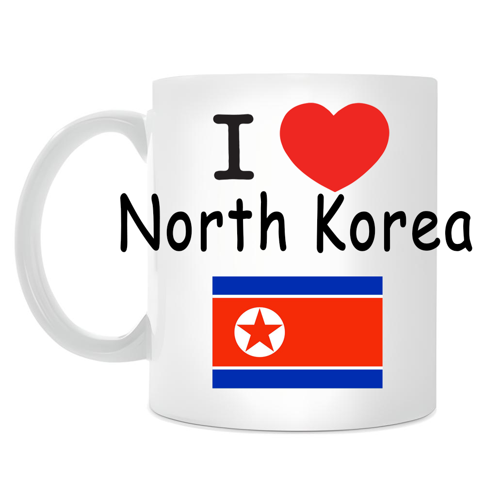 Кружка I love North Korea (Я люблю Северную Корею) Кружка I love North Korea (Я люблю Северную Корею)