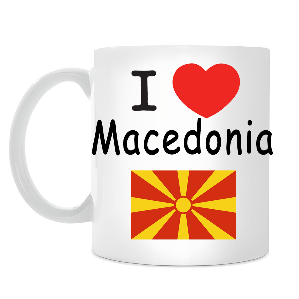 Кружка I love Macedonia (Я люблю Македонию) Кружка I love Macedonia (Я люблю Македонию)