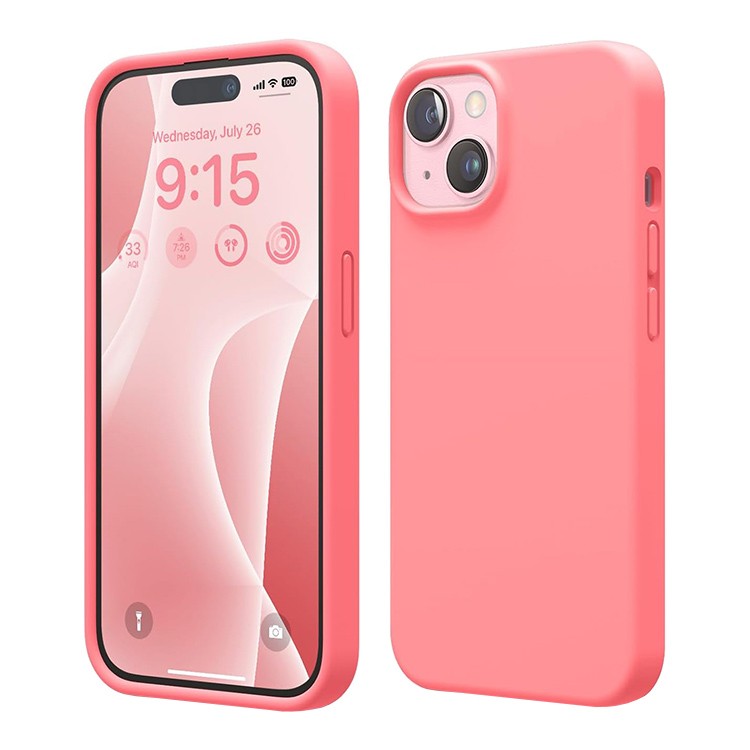 Силиконовый чехол iPhone 14 Розовый Силиконовый чехол iPhone 14 Розовый