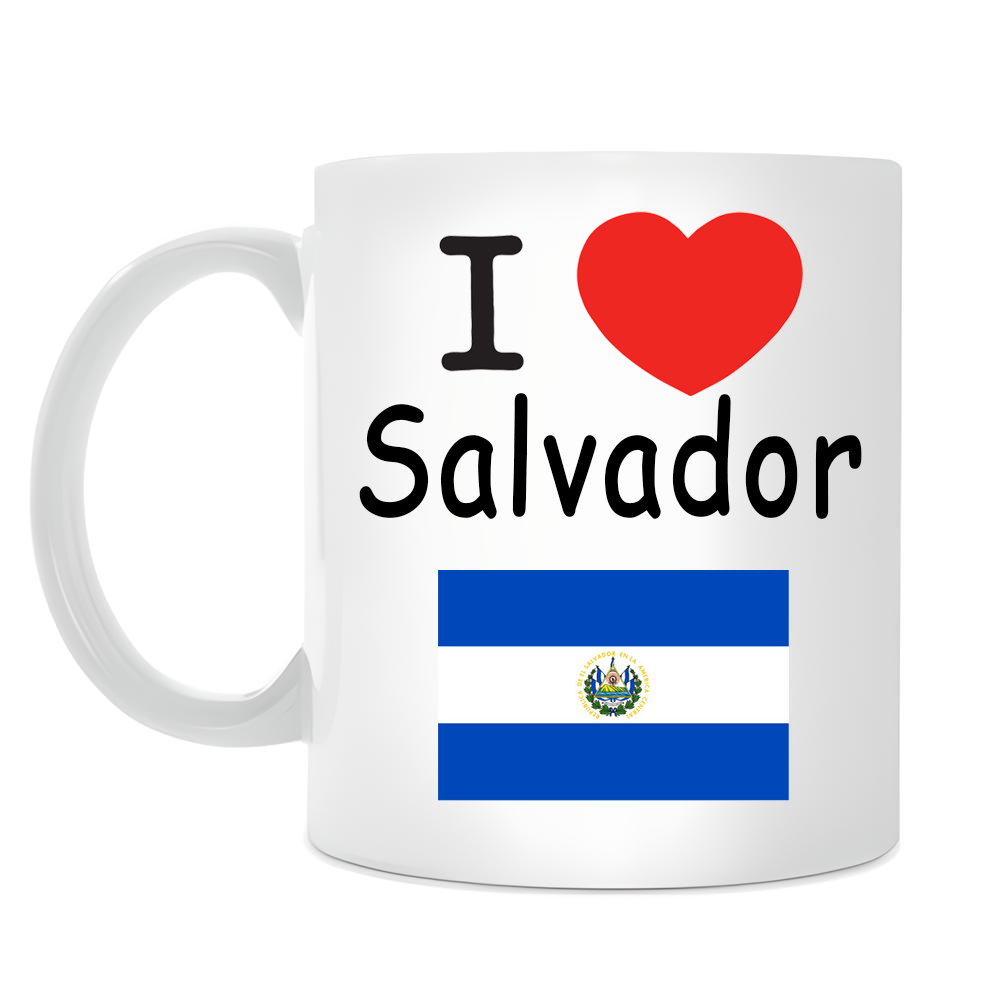 Кружка I love Salvador (Я люблю Сальвадор) Кружка I love Salvador (Я люблю Сальвадор)